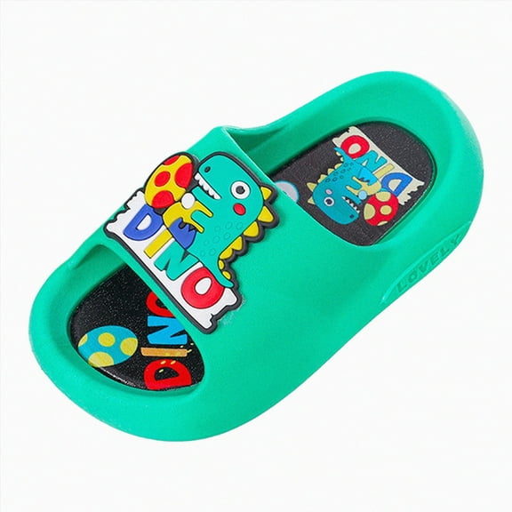Godom Baby Slippers Slip on Slide Sandals Non-slip Summer Beach Pool Shoes Toddler/Little/Big Kid
