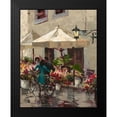 thumbnail image 2 of Heighton, Brent 12x14 Black Modern Framed Museum Art Print Titled - Flower Market Street, 2 of 5