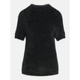 thumbnail image 5 of Scoop Women’s Fuzzy Sweater Top with Short Sleeves, Lightweight, Sizes XS-XXL, 5 of 5