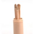 thumbnail image 2 of Juego de brochas de maquillaje pequeñas, color rosa, 4 en 1, portátil, cepillo de labios, brocha para resaltar, brocha para sombra de ojos, brocha para base, brocha para polvos retráctil,, 2 of 5