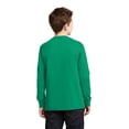 thumbnail image 2 of Port & Company Long Sleeve 54oz 100% Cotton TShirt (PC54YLS) Kelly, XS, 2 of 2