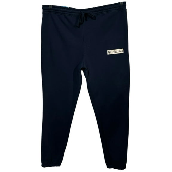 Columbia Men’s Trek Fleece Jogger Pants Size 1X (40x31") Navy Blue Regular Fit