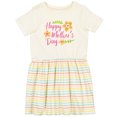 thumbnail image 3 of Inktastic Happy Mothers Day with Flowers Girls Toddler Dress, 3 of 5