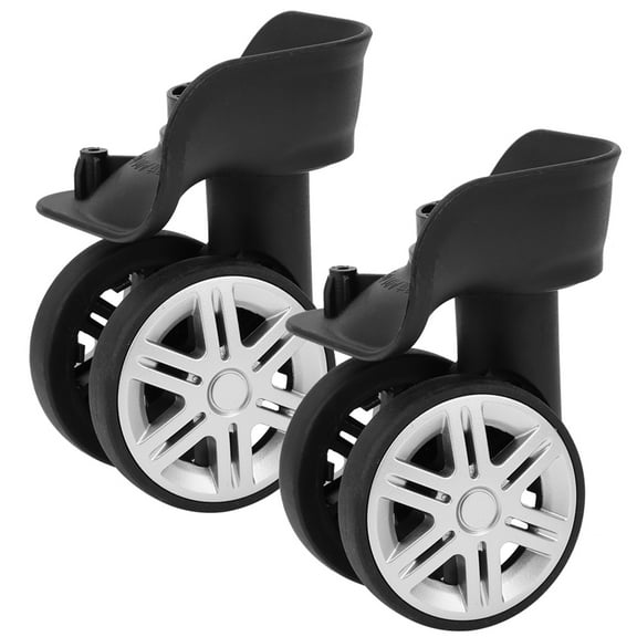 Amonsee 2Pcs Universal Luggage Wheels Suitcase Wheel Replacement