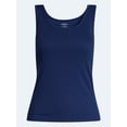 thumbnail image 5 of Joyspun Women's Ribbed Tank with Inner Bra, Sizes XS-3X, 5 of 5