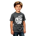 thumbnail image 5 of Tisuna Boys Summer T Shirts Kids Short Sleeve Crew Neck New York Print Tops Soft Outdoor Play T Shirts For Toddler And Tweens 2-13 Years, 5 of 5