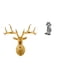 thumbnail image 1 of Estatua de cabeza de ciervo,Decoración de pared con cabeza de ciervo,animales,adorno para el hogar,Esculturas de alce de pared con cabeza de ciervo de resina para oficina,Figura de, 1 of 8