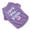 Purple, variant on Happy Date Dogs Shirt Pet Clothes, Puppy T-Shirt Cute Letter Printing Cotton Vest Apparel Doggy Shirts Soft and Breathable Outfits for Extra Small Medium Dogs Boy and Girl