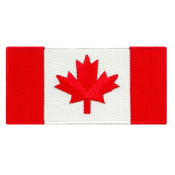 Canada Flag Embroidered Iron-on Patch