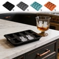 thumbnail image 7 of romoty Cute Cat Silicone Ice Cube Tray 2-Pack, 6-Cavity 3D Kitten Shaped Ice Sculpture Mold with Funnel Lid, Food Grade Flexible Reusable Animal Ice Maker for Iced Coffee, Whiskey, Cocktails, Parties, 7 of 7