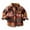 Brown, variant on LFEOOST Kids Toddler Flannel Shirt Jacket Plaid Long Sleeve Lapel Button Down Shacket Baby Boys Girls Fall Shirt Coat Outwear Brown 12-18 Months