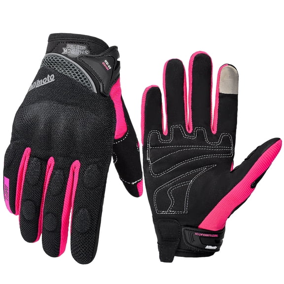 Motorcycle Gloves Mesh Breathable Touchscreen Motorbike Gloves Anti-Slip with Protection for Men Women Motocross BMX ATV MTB Cycling Road Racing Riding