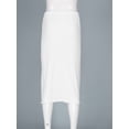 thumbnail image 6 of renvena Half Slips for Women Underskirt Short Lace Trim Above Knee Half Slip White B One Size, 6 of 7