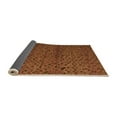 thumbnail image 2 of Ahgly Company Indoor Square Abstract Orange Modern Area Rugs, 8' Square, 2 of 4