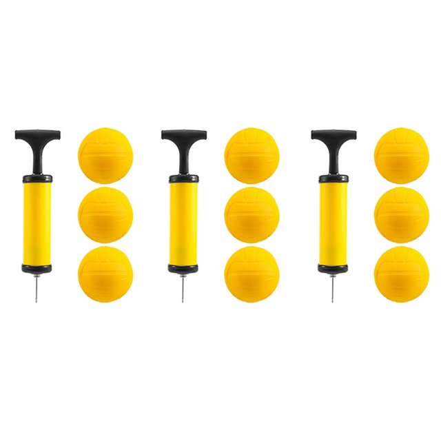 Roundnet - Pelota de Juego Reemplazable Pelotas Competitivas Mini Voleibol Paquete de 9 con Bomba