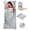 Grey Microfiber - with Zipper - Single, variant on Sleeping Bag Liner Blue Polyester - Hook & Loop - Single Adult Camping Travel Sleep Sack