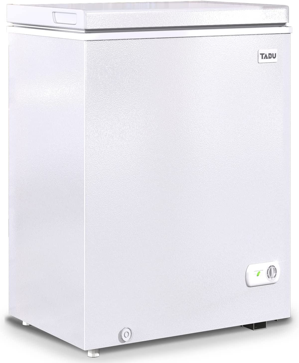 TABU Chest Freezer, 10.0 Cu Ft Deep Freezer with Removable Basket