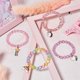 thumbnail image 4 of pulseras de unicornio coloridas para niñas, pulseras de unicornio arcoíris con cuentas para recuerdos de fiesta de cumpleaños., 4 of 5