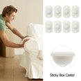 thumbnail image 3 of Weiweiguan 8 Pcs Boîte de Rangement Pratique Roulettes Autocollantes Roulettes Universelles, 3 of 6