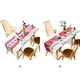 thumbnail image 5 of Camino de de Navidad muñeco de nieve hermosos manteles individuales a prueba de polvo mantel bordado hogar vacaciones fiesta boda diseño Kits de decoración para fiestas Muñeco de nieve 35*240cm Bewildely HA068328-10, 5 of 6