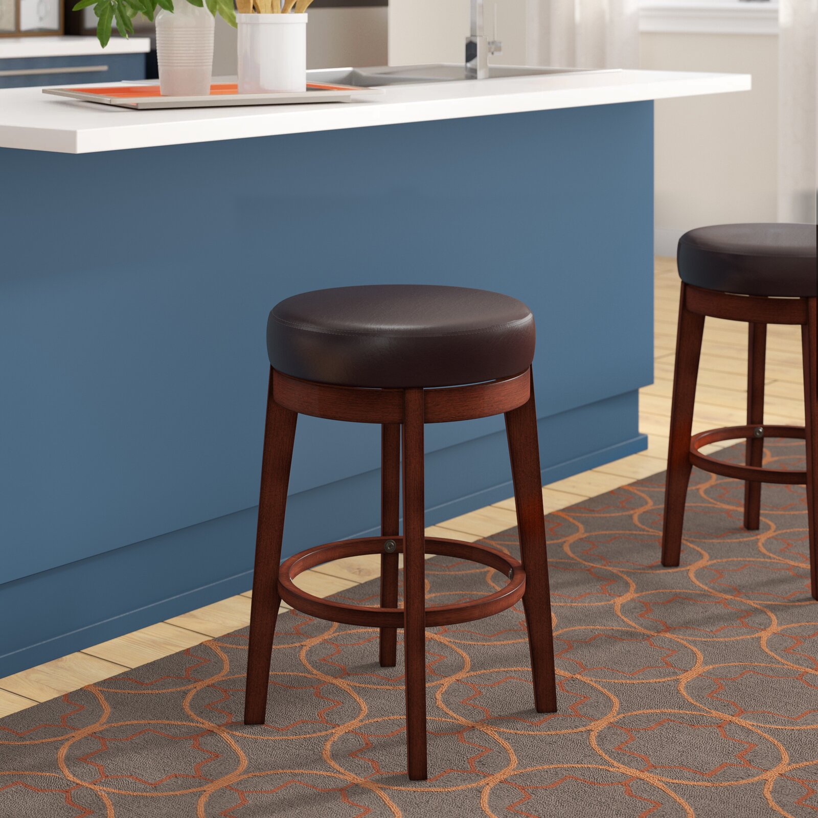 Henley Swivel Bar & Counter Stool, Swivel Yes, Back Style Backless