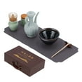 thumbnail image 2 of Peahefy Tea Ceremony Kit, Perfect Matcha Set With High Quality Ceramic And Bamboo Material For Home, 2 of 8