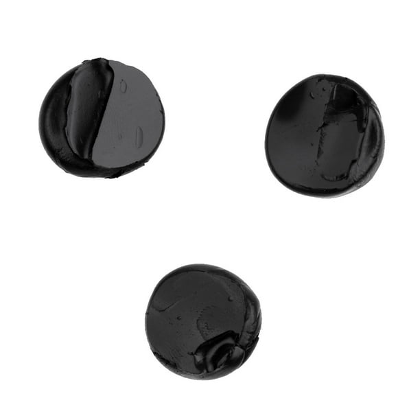 3 unidades de masilla para montaje de aparejos, 15 g/unidad, marrón y negra, plomos para pesca de carpa, aparejos de pesca. Negro