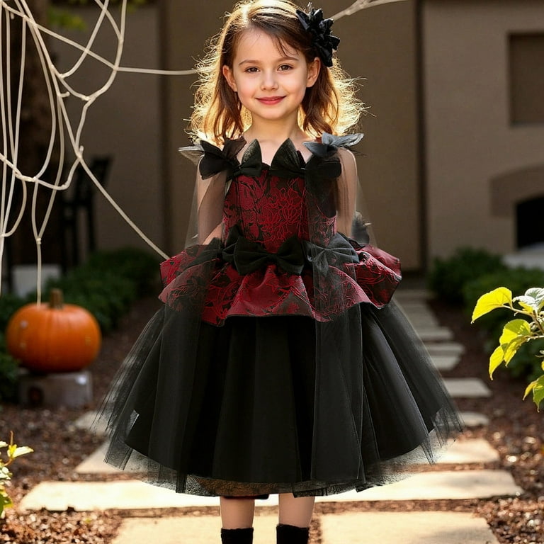 FYDUU Baby Toddler Girl Dress Girls Dresses Kids Dress With Cape - Main Image