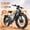 Gray, variant on Dual Motor Bike for Adults, 52V 30AH 1560Wh Peak 8000W, 100 Miles Long Range, Fast Speed 45MPH Full Suspension All Terrain Steep Hills UL2849