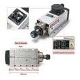 thumbnail image 3 of CNC 1.5KW/2.2W 110/220 Air-Cooled Spindle Kit,Square Air Cooling Spindle Motor + VFD Inverter + 13pcs/Set ER11/ER20 ,Anti-Rust, 3 of 5