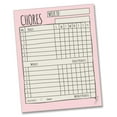 thumbnail image 3 of Jennakate - Pink Magnetic Single Dry Erase Chore Chart - Job Chart - 2 Liquid Chalk Markers, 3 of 6