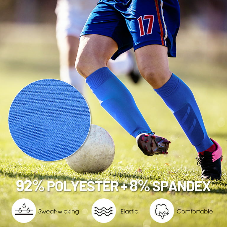 New Balance Football Shin Socks, Elastic Soccer Calf Sleeves for Enhanced  Support 
