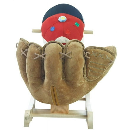 Homer Baseball Rocker with Softly Padded Seat