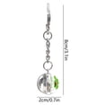 thumbnail image 3 of 1 llavero de trébol de la suerte con forma de trébol de cuatro hojas, colgante de bola de cristal, para el Día de San Patricio, regalo de Pascua, bolsa de regalo, regalo de cumpleaños, fiesta, colgant, 3 of 7