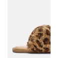 thumbnail image 4 of Joyspun Women’s Faux Fur Puff Scuff Slippers, 4 of 6