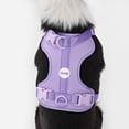 thumbnail image 5 of THE LICKER STORE Arlo Large Adjustable Soft Padded No Pull Pet Harness with 3 Buckles and 3 Leash Clips, Purple, HNS1003H, 5 of 8