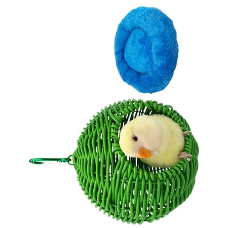 Weatherproof Artificial Bird House With Woven Design Ideal For Finches Canaries