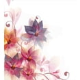 thumbnail image 3 of Abstract Duvet Cover Set, Modern Floral Design with Burts and Leaves Detailed Romantic Image, Decorative 2 Piece Bedding Set with 1 Pillow Shams, Twin Size, Pink Purple and Orange, by Ambesonne, 3 of 3