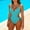Light Blue, variant on One Piece Swimsuits Women Monokini Plus Size Bathing Suit Black Vacation V Neck Bthing Suit for Women L