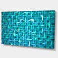 thumbnail image 1 of Designart - Motif Fractal Aquarelle Turquoise - Art Abstrait sur Toile, 1 of 2