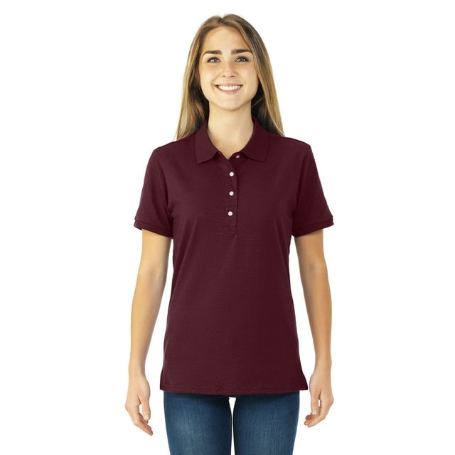 Jerzees SpotShield T-Shirt Sport à Manches Courtes pour Femmes, P, Marron
