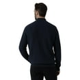 thumbnail image 2 of Chaps Men's & Big Men's Twist Honeycomb Solid Quarter Zip Sweater, 2 of 4
