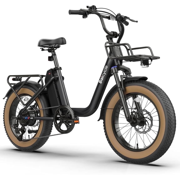 U05 Electric Bike for Adults, 1500W Peak Motor, 48V 13Ah Removable Battery, 28MPH, 20x4 Fat Tire City Ebike, UL2849 Certified Commuting Ebike,Black