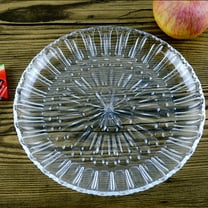 SWETRACE Outdoor Serving Tray Acrylic Plate 1Pcs 9.8x9.8in