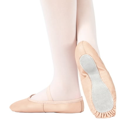 - Child Economy Leather Full Sole Ballet Shoes