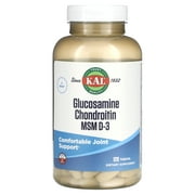 Kal Glucosamine Chondroitin MSM D-3 120 Tablet