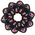 thumbnail image 1 of 10 fundas de PU para cabeza de palo de golf, protector de cabeza, equipo de entrenamiento Blanco, 1 of 6
