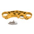 thumbnail image 4 of Lowering Triple Tree Front Upper Top Clamp for SUZUKI GSXR 600 750 1000 Gold, 4 of 10