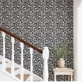 thumbnail image 3 of S4Sassy Peel & Stick Vinyl Wallpaper, Classic Motif Floral Wallpaper Contact Paper Waterproof - Black, 25"X 60", Removable Wall Covering For Home Decor In Bedrooms, Renter Spaces, Cabinets, 3 of 9