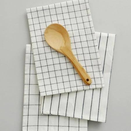 

Jolly 2pcs 100% Cotton Table Napkin Kitchen Towel Dish Towel Cleaning Cloth Tea Towel Printed Durable 40x60cm Pure Cotton Stripe Plaid